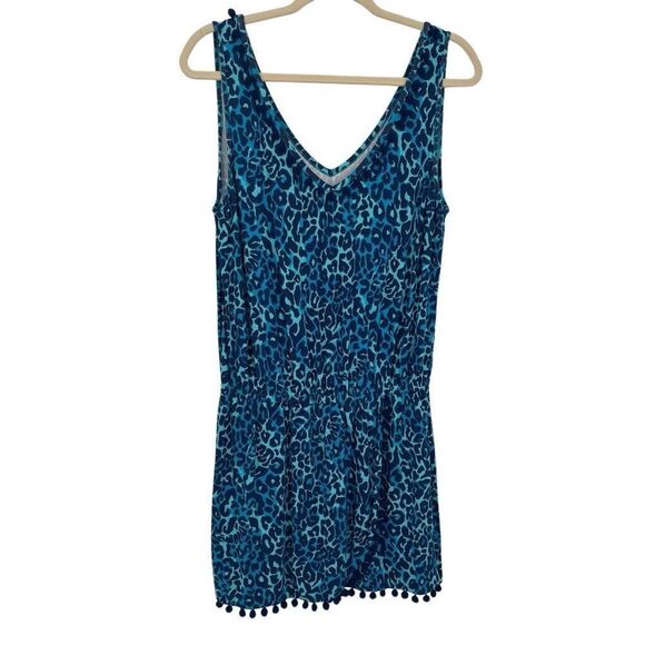 Lilly Pulitzer Gigi Romper in Oyster Bay Navy My Favorite Spot Size Medium - Picture 1 of 12